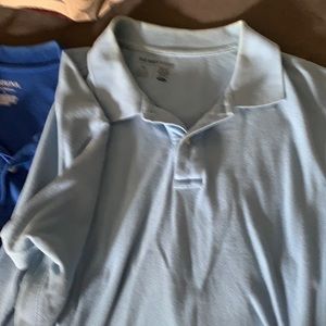 Light blue old navy polo short sleeve shirt